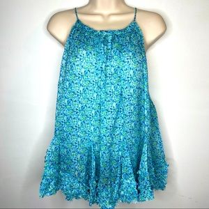 Sleeveless Boutique Floral Tank